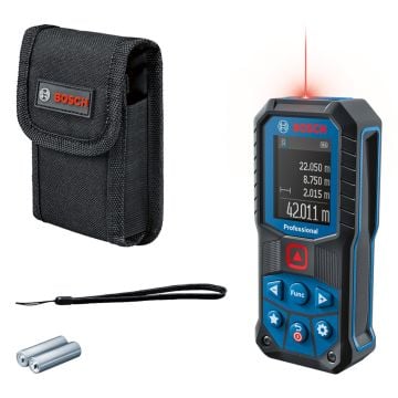 Bosch Professional GLM 50-22 Red Laser Measuring Tool 50m Inc 2x AA Batts