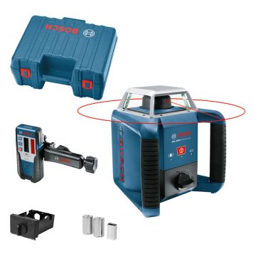 Bosch Professional GRL 400 H & LR1 Receiver Rotation Laser Measuring Tool