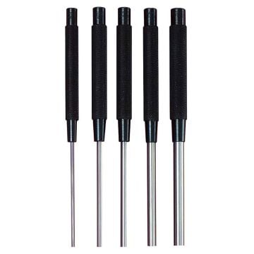 Starrett S248PC 3mm-9mm, 200mm / 8" Long Pin Punch Set x5 Pcs 
