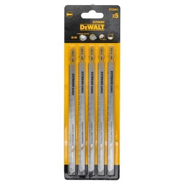 DeWalt DT2084-QZ T318A HSS Jigsaw Blade For Metal 132mm x5 Pcs