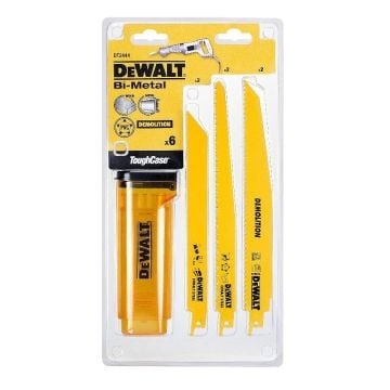 DeWalt DT2444-QZ Bi-Metal Demolition Reciprocating Saw Blades Set 6 Pcs