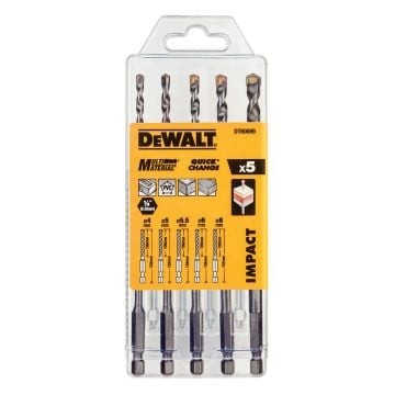 DeWalt DT60099-QZ Extreme Impact Masonry Drill Bit Set x5 Pcs