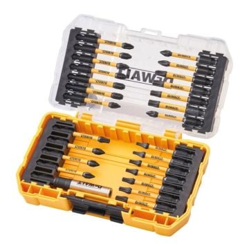 DeWalt DT70783T-QZ TOUGHCASE FLEXTORQ 57mm Long Impact Screwdriver Bit Set x26 Pcs