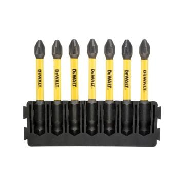 DeWalt DT70817-QZ FLEXTORQ TOUGHCASE 57mm PH2 Bar Set x7 Pcs