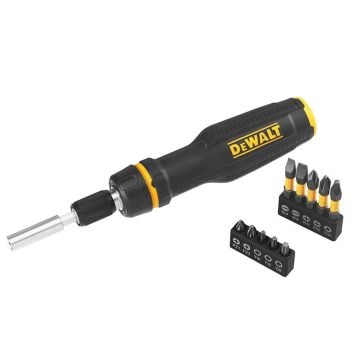 DeWalt DHT068001 Full Fit Telescoping Multi-Bit Ratcheting Screwdriver Set x10 Pcs