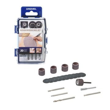 Dremel 681 Woodworking Accessory Set x20 Pcs 2615C681JA