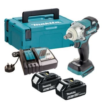 Makita DTW285RMJ 18v LXT Brushless 1/2" Impact Wrench inc 2x 4.0Ah Batts