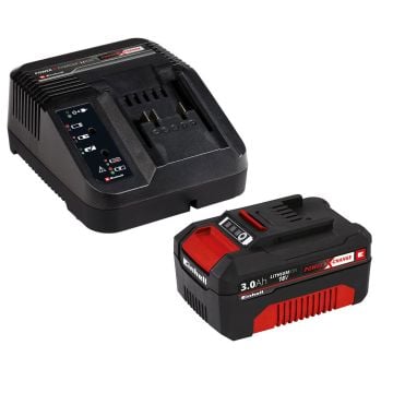 Einhell 4512041 18v Power X-Change PXC Starter Kit Inc 1x 3.0Ah Battery & Battery Charger