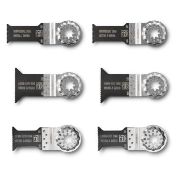 Fein Best of E-Cut 6 Piece Starlock Multi Cutter Blade Set 35222952300