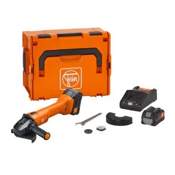 Fein 71221662240 CCG 18-125-12 AS AMPShare Brushless 18v 125mm Angle Grinder Inc 2x 8.0Ah ProCORE Batts