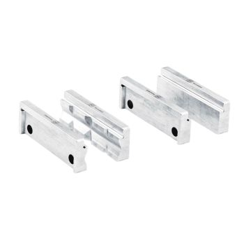 Fein Aluminium Jaws 110mm For VersaMAG Vice x4 Pcs (2x Flat, 2x Prismatic) 90701010010 