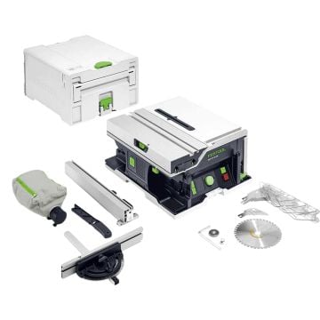 Festool 576820 Twin 18v CSC SYS 50 EB-Basic 168mm Brushless Table Saw Body Only In Carry Case
