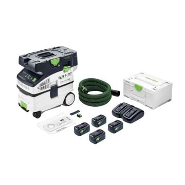 Festool 577153 CLEANTEC Twin 18v / 36v Mobile Dust Extractor CTMC MIDI I-Plus