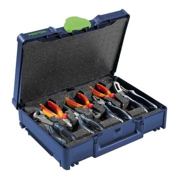 Festool 577456 SYS 3 M 112 ZA Pliers Systainer x7 Pcs In Carry Case