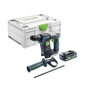 Festool 577569 BHC 18-Basic 18v SDS+ Cordless Brushless Hammer Drill Inc 4.0Ah Batt