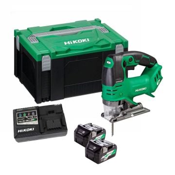 HiKOKI CJ36DAJRZ 36v MULTI VOLT Brushless Jigsaw Inc 2x 2.5Ah Batts