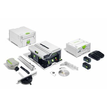 Festool CSC SYS 50 EBI 36v (Twin 18v) Brushless Table Saw Inc 2x 5.0Ah Batteries
