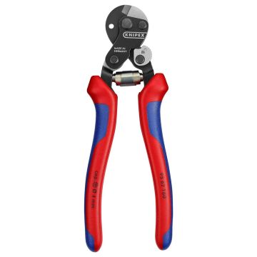 KNIPEX 95 62 160 Wire Rope Cutter With Multi-Component Grips 160mm