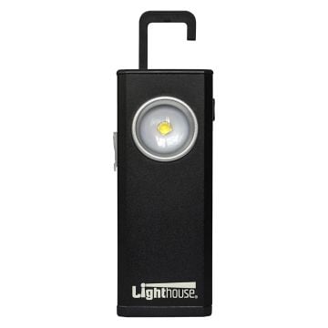 Lighthouse L/HEM10BLKR 3.7v Rechargeable Elite Mini COB LED Lamp