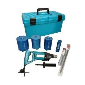 Makita 8406X3 Diamond Core Hammer Drill inc Accessory Set