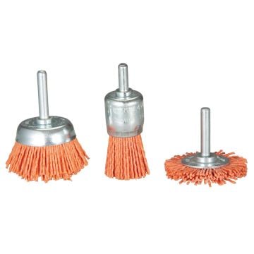 Makita D-70742 Drill Nylon Brush Set 80G Grit x3 Pcs
