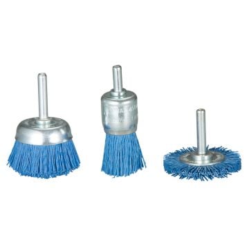Makita D-70758 Drill Nylon Brush Set 240 Grit x3 Pcs