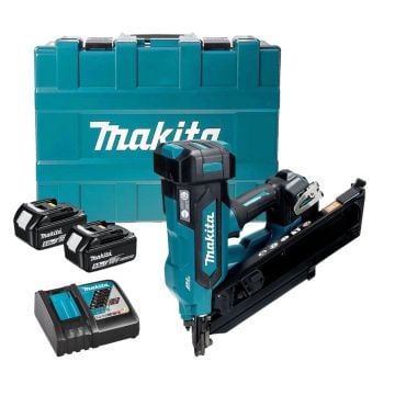 Makita DBN900RTE 18v LXT Brushless First Fix Framing Nailer With 2x 5.0Ah Batts
