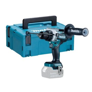 Makita DHP486ZJ 18v LXT Brushless Heavy Duty Combi Drill Body Only In Makpac Carry Case