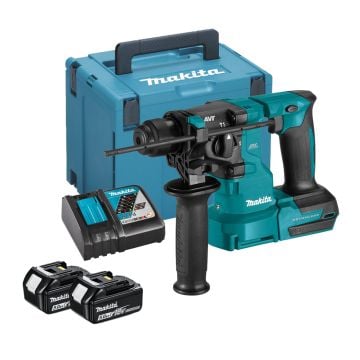 Makita DHR183RTJ 18v LXT SDS+ Plus Brushless Rotary Hammer 18mm Inc 2x 5.0Ah Batts