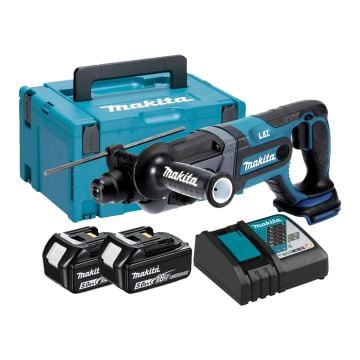 Makita DHR241RTJ 18v SDS+ Plus Cordless Rotary Hammer Drill Inc 2x 5.0Ah Batts