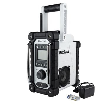 Makita DMR107W 18v LXT / 10.8v CXT AM/FM Job Site Radio White