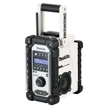 Makita DMR109W 18v LXT / 10.8v CXT DAB Digital Job Site Radio White