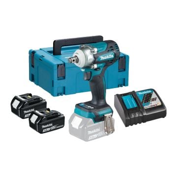 Makita DTW300RFJ 18v LXT Brushless Impact Wrench Inc 2x 3.0Ah Batteries