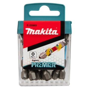 Makita E-25993 Impact Premier Torsion TZ1 x 50mm Bit Set x10 Pcs