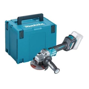 Makita GA023GZ01 40v Max XGT Brushless Slide Switch 125mm Angle Grinder Body Only In Makpac Carry Case