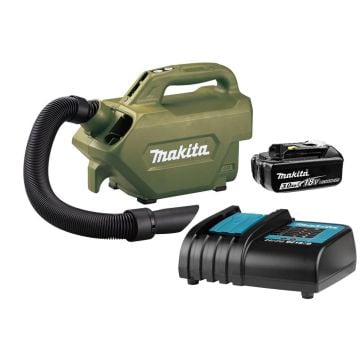 Makita DCL184SFO 18v LXT Brushless Handheld Vacuum Olive Green Inc 1x 3.0Ah Battery