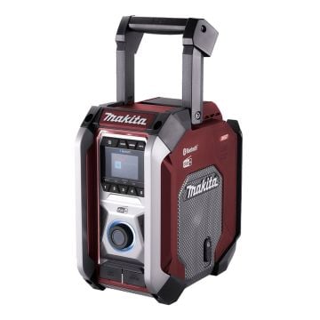 Makita MR007GZ02 12v/14.4v/18v/40v Bluetooth DAB/DAB+ Digital Radio Red Body Only