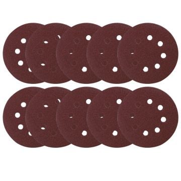 Makita P-43549 Hook & Loop Sanding Discs 125mm / 5" 60G x10 Pcs