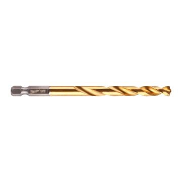 Milwaukee SHOCKWAVE Red Hex HSS-G Titanium Drill Bit 7mm x 109mm 48894717