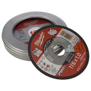 Milwaukee SCS 41 PRO+ 115mm Thin Metal Cutting Discs x10 Pcs