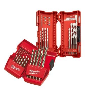 Milwaukee SHOCKWAVE Multi-Material & Thunderweb Drill Bit Set x27 Pcs 4932479632