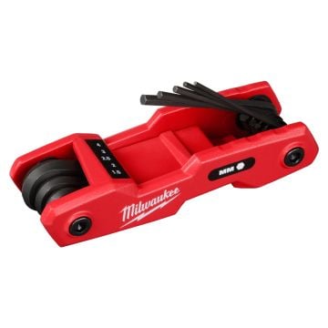 Milwaukee Folding Hex Key Set x8 Pcs 4932480978