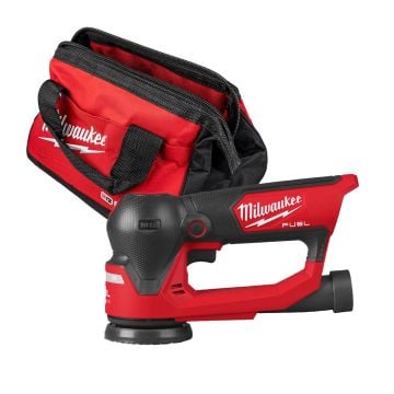 Milwaukee M12 FUEL FSDR75-0B Brushless 75mm Random Orbit Sander Body Only In Tool Bag