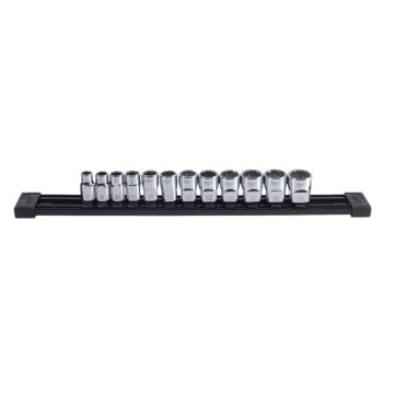 Milwaukee 4932498795 3/8'' Square Metric Standard 12 Point Socket Set x12 Pcs
