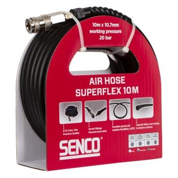 Senco AFL0034 Superflex Air Hose Kit 10m x 10.7mm 20bar