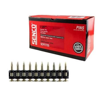 Senco SCP2725 25mm Galvanised Steel & Concrete Pins x1000 Pcs