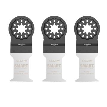 SMART ST32RW3 32mm Rapid Wood Multitool Blade x3 Pcs