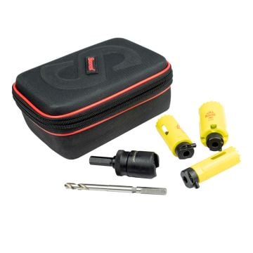 Starrett KFC03051 Multi Metal Electrician's Hole Saw Kit 20-32mm x8 Pcs