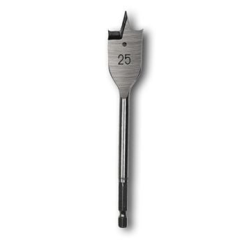 Starrett 25 x 152mm Flat Wood 1/4" Hex Drill Bit 