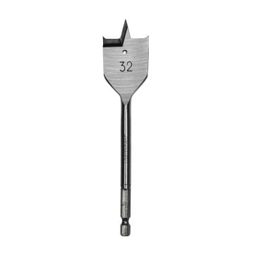Starrett 32 x 152mm Flat Wood 1/4" Hex Drill Bit 